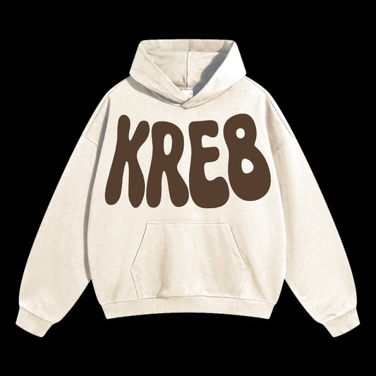 KRE8 OVERSIZED UNISEX HOODIE CREAM