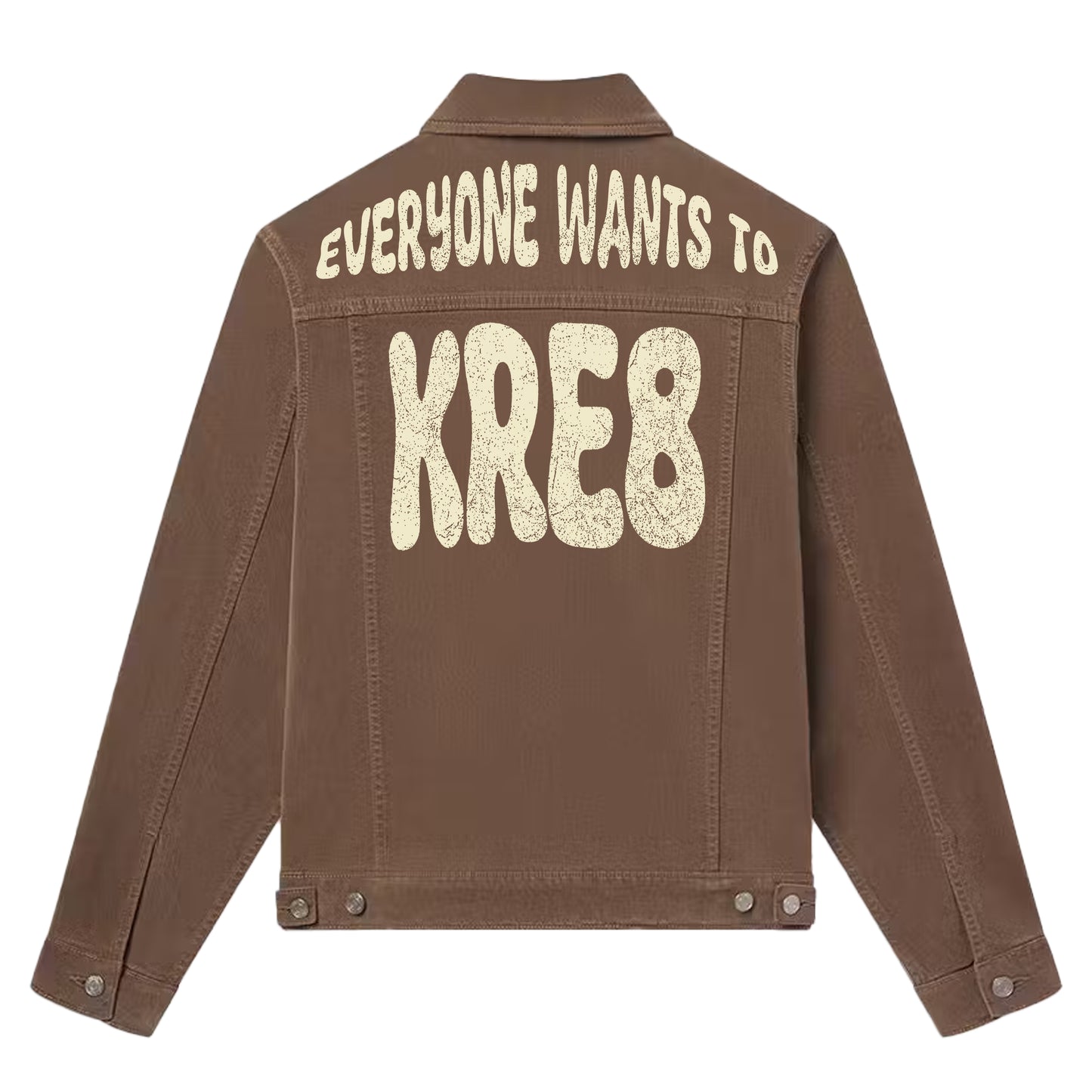 EVERYONE WANTS TO KRE8 DENIM JACKET