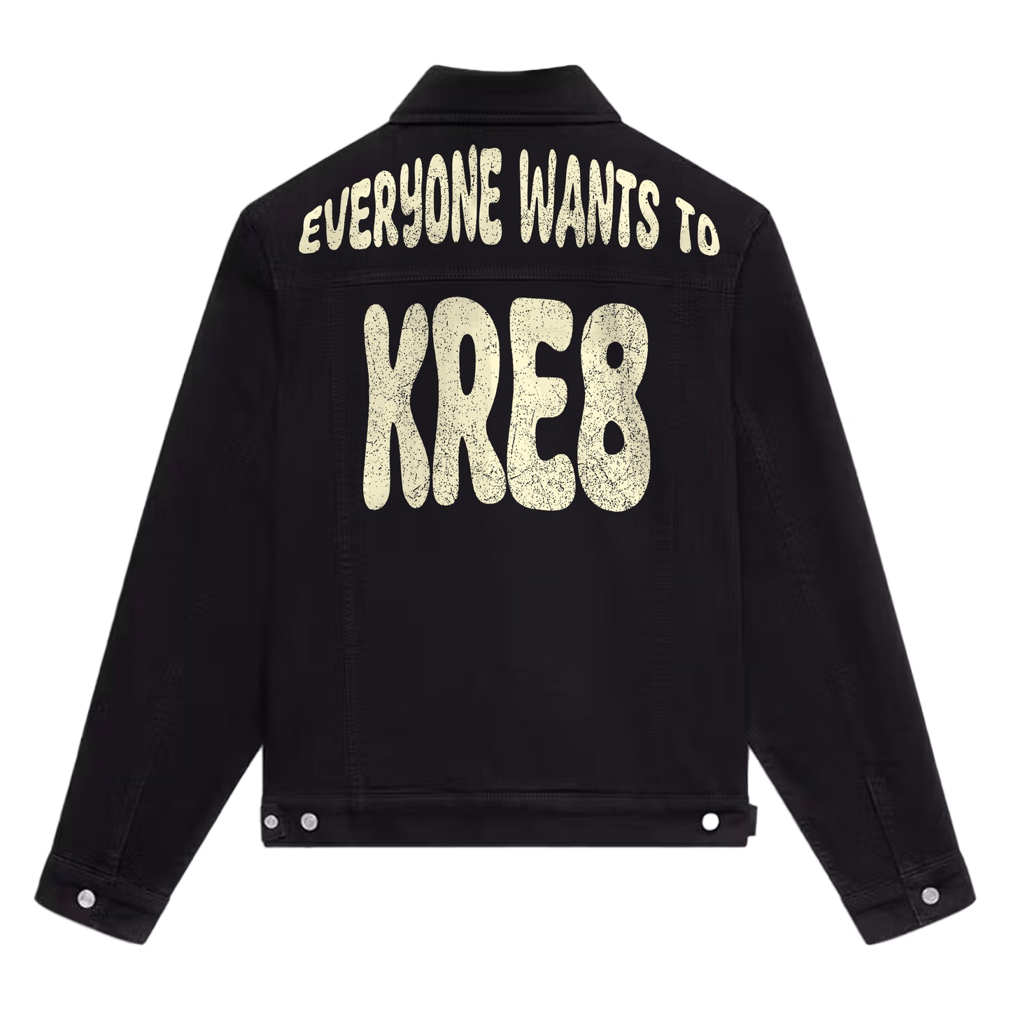 EVERYONE WANTS TO KRE8 DENIM JACKET